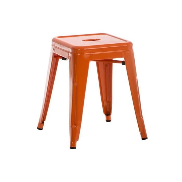 Armin industripallar - CLP - Set med 4 - Orange - Metall - Stabilitet - Industriell stil - Loft Orange