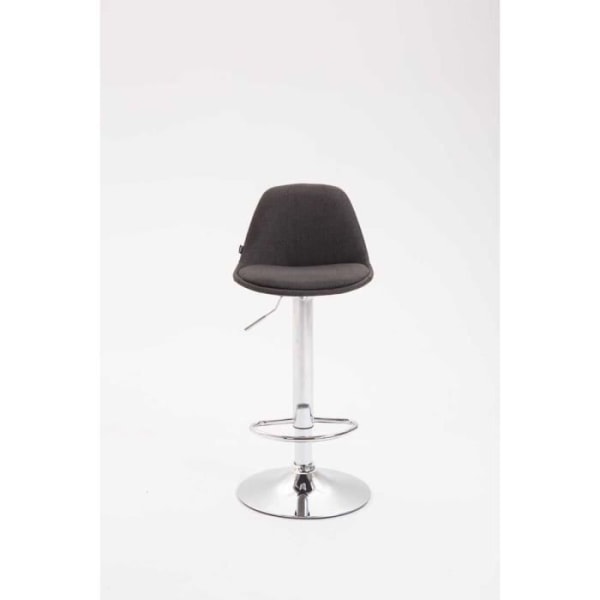 Kiel barstol i tyg - CLP - Set om 2 - Grå - Justerbar i höjdled - Modern design Mörkgrå