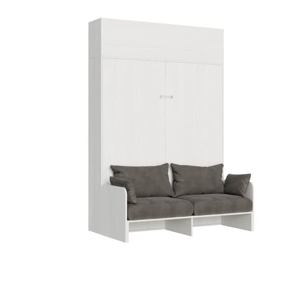 Sängskåp - Itamoby - KENTARO - 160 cm - Vit Ask - 2 platser Vit Ask