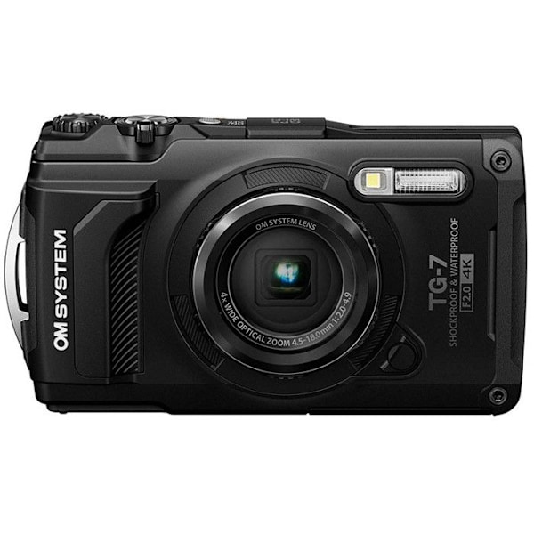 Olympus kompakt vattentät kamera tg7 svart Svart