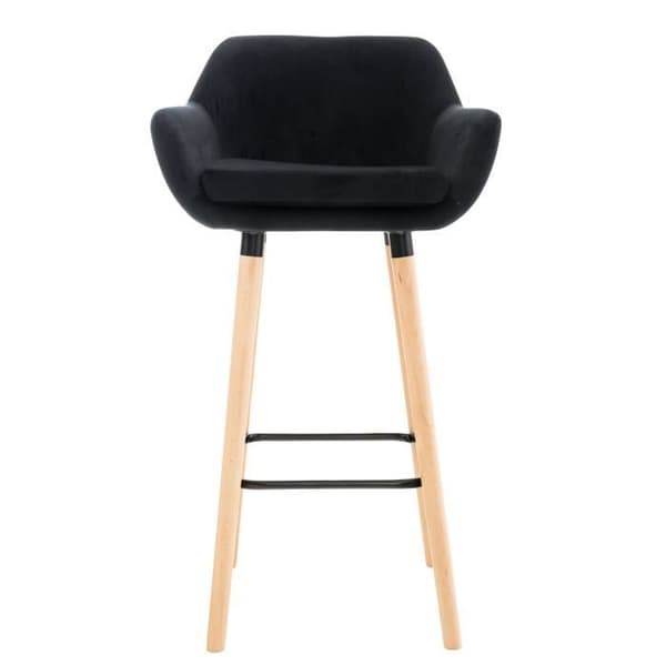 -CLP-Barstol Grant sammet-Array svart