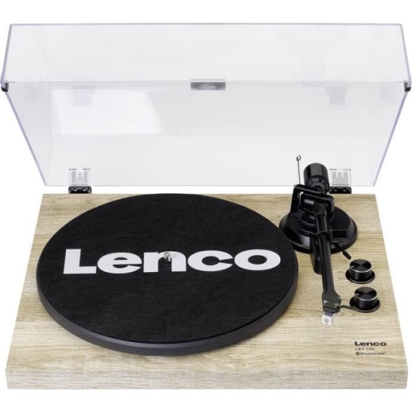 LENCO LBT-188 Vinyl skivspelare - Bluetooth/USB-anslutning - Trä
