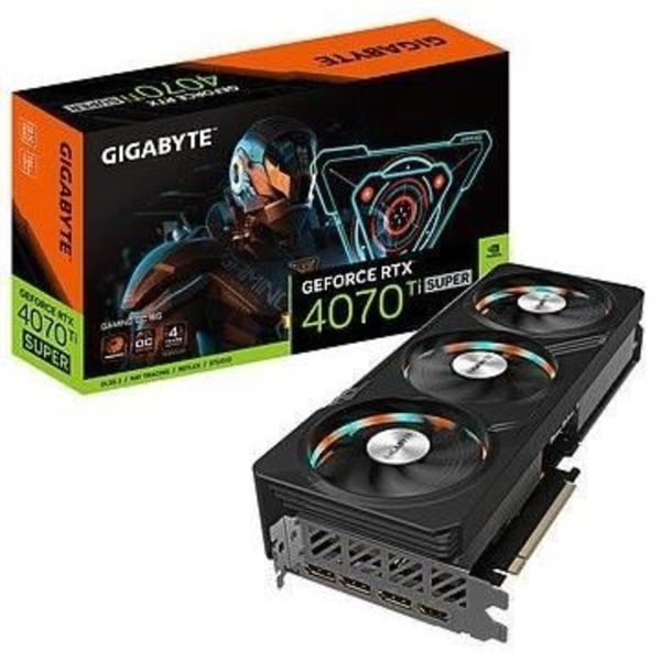 GIGABYTE - Grafikkort - GeForce RTX 4070 Ti SUPER GAMING OC 16G