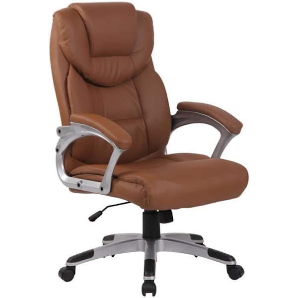 XL Texas V2 kontorsstol - CLP - konstläder - Ljusbrun - Ergonomisk - Svängbar - 180 kg Ljusbrun