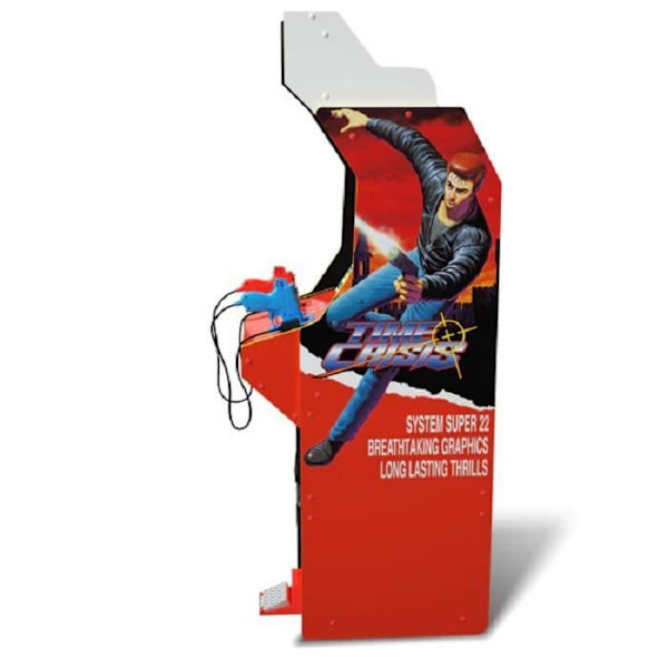 Arcade1Up - Time Crisis Deluxe Arcade Machine - Inomhus - Unisex - Röd - 12 år och uppåt röd färg