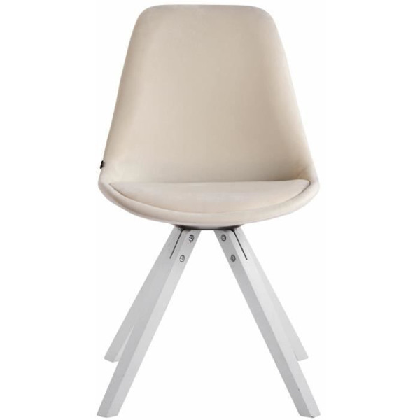 Stol - CLP - Toulouse - Klädd i sammet - Skandinavisk stil - Ergonomisk - Beige Beige