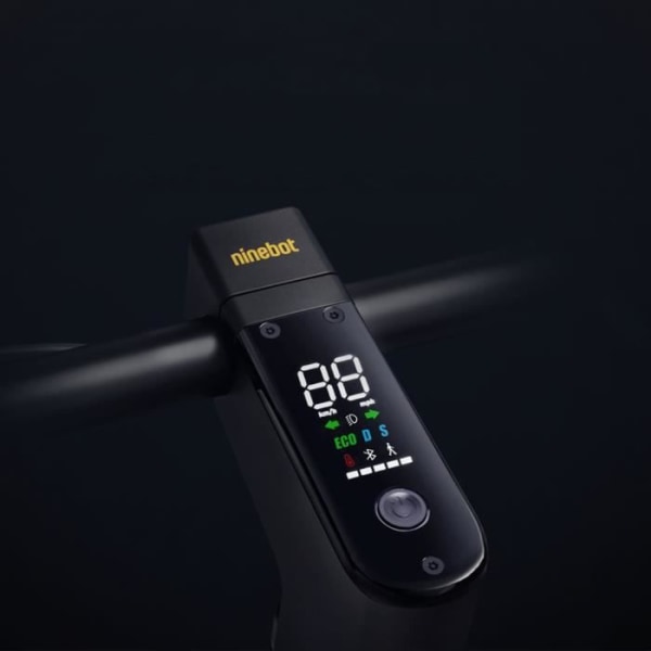 Ninebot Max G2 E elskoter Integrerade blinkers som drivs av Segway Grå/orange