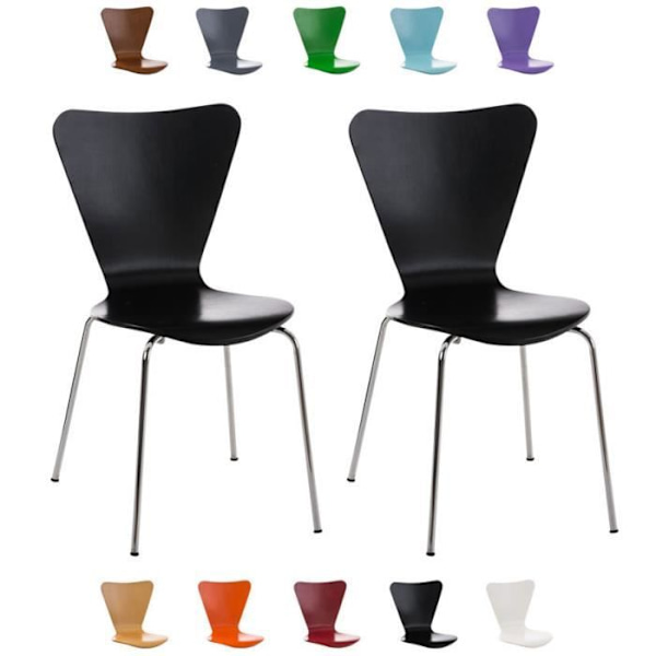 -CLP-Set med 2 stapelbara stolar Calisto-Array svart