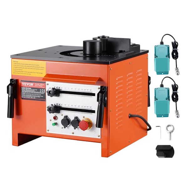 Elektrisk armeringsjärnsböjare-VEVOR-1700 W-Bärbar hydraulisk bockningsmaskin-lätt bockning, för stålstänger