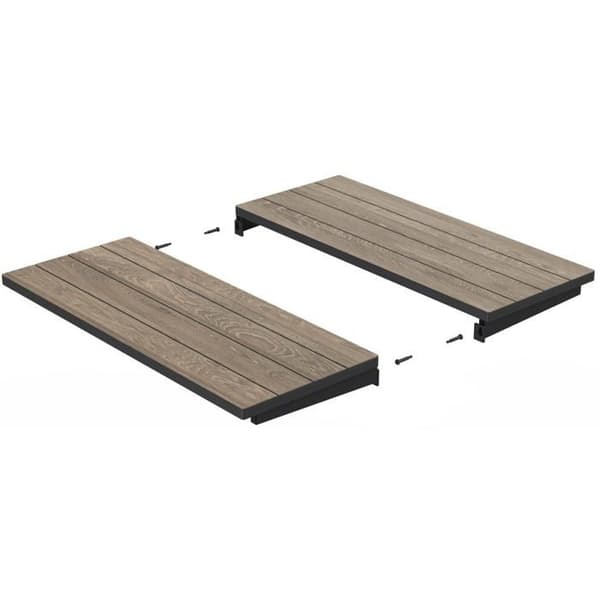 Utökningsbar trädgårdsbord - KETER - Deco Porto Nova - Rektangulär - 233 x 94 x 75 cm brun