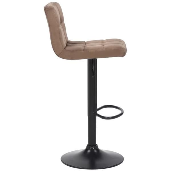 Set med 2 Feni sammet barstolar - Brun - CLP - Samtida - Design - Kök brun
