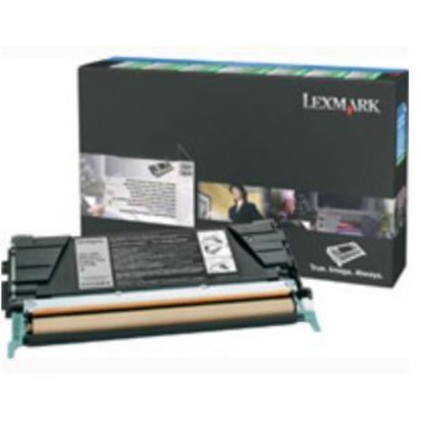 LEXMARK fabriksrenoverad tonerkassett med extremt hög kapacitet - E460, E462 - Svart - Paket med 1