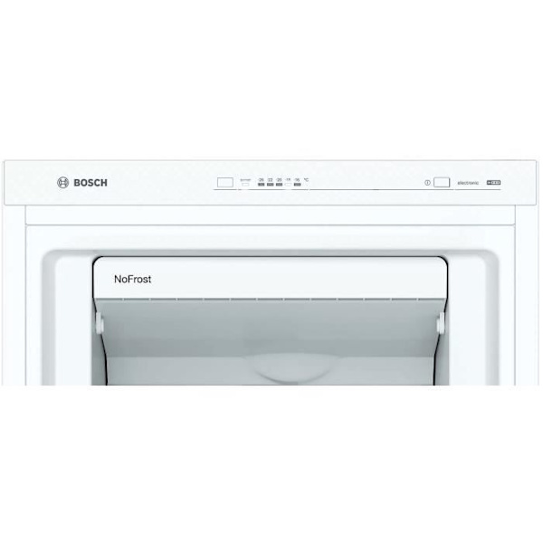 BOSCH GSN33VWEP - Upprättstående frys - 225 L - No frost multiairflow kall - L 60 x H 176 cm - Vit