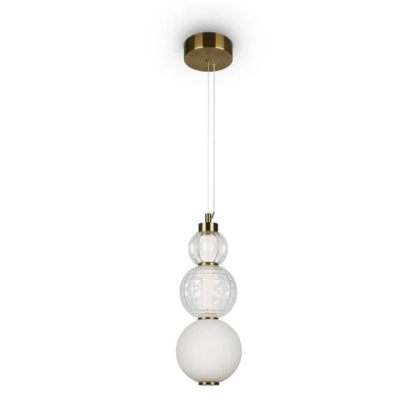 Plafonnier LED - Maytoni - Collar - Guld - 3000K - Modern Design - IP20