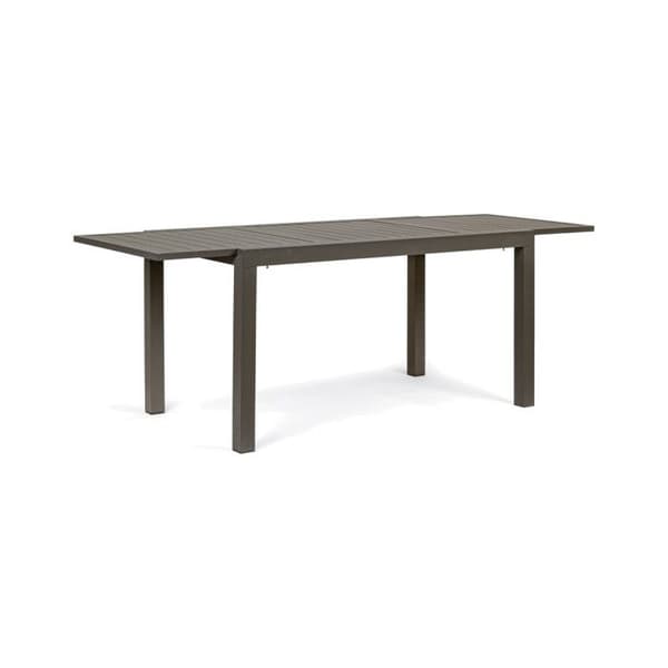 Utomhusbord - Hilde - 140/210 x 77 cm - Aluminium - Grå - Utdragbar Grå