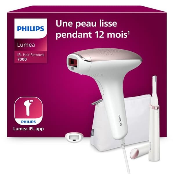 Semi-definitiv epilering Philips Lumea serie 7000 BRI920/00 Vit