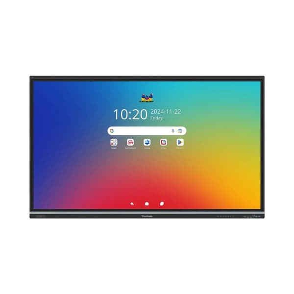 ViewSonic IFP7551-3C Interaktiv Touchskärm 75" 4K UHD Android 14 EDLA 50 Punkter IR