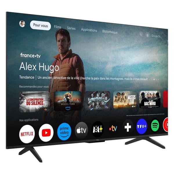 4K QLED TV - TCL - 50P79K - 126 cm - Quad Core processor - Netflix-kompatibel