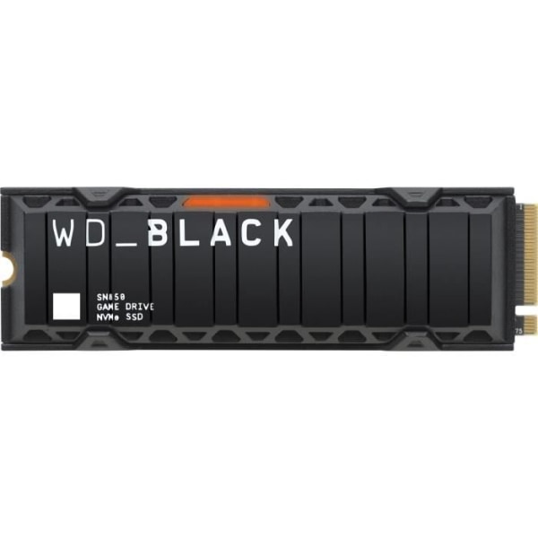 WD Black ™ - Intern RGB SSD - SN850 - 2TB - M.2 NVMe kylfläns (WDS200T1XHE)