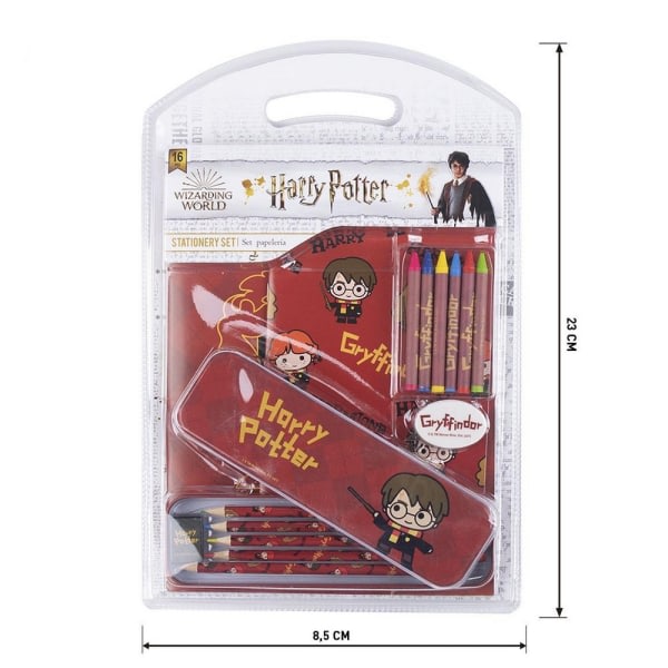 Kirjepaperisetti Harry Potter 16 osaa Punainen