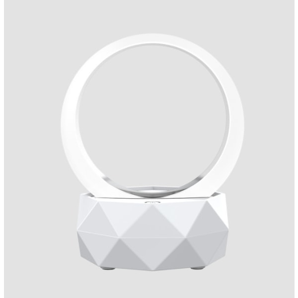 Nattljus Bluetooth-kaiutin, älykäs langaton värikäs Bluetooth-kaiutin kotiin (valkoinen),