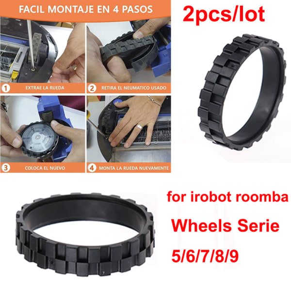 Däck för IROBOT ROOMBA Wheels Series 500 one size one size