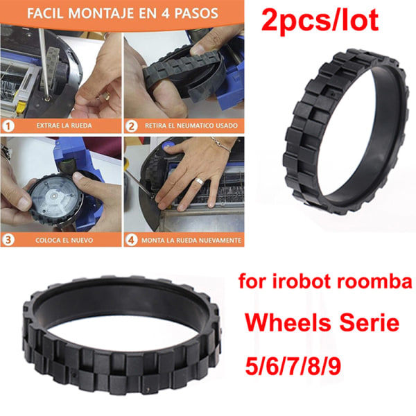 IROBOT ROOMBA Wheels Series 500 -sarjan renkaat, yksi koko one size