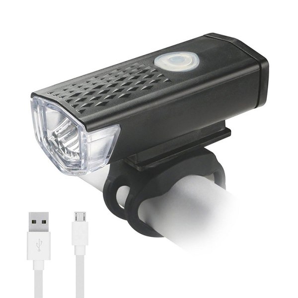 Cykellygter USB LED Genopladelig Sæt MountainCykling Saf sort one size black one size