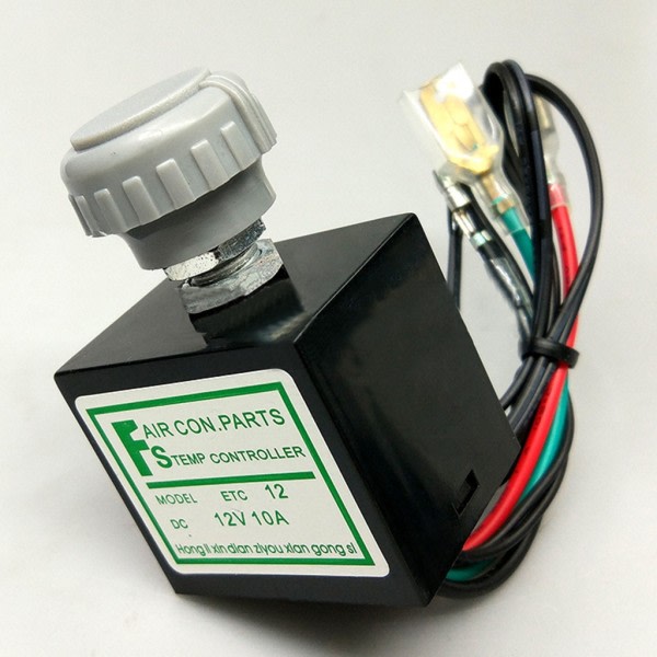 Elektronisk temperaturstyring Termostat Temperaturkontakt med sensor null - 24V