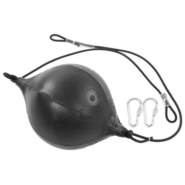 Stansbold Punching Bag Oppustelig PU Pære Muay Thai Svingende Punching Bag til Træning Sort