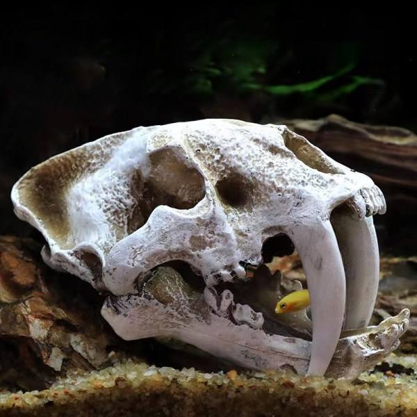 Simulering Resin Skull Ornaments DIY Aquarium Fish Tank Decora 2 2 2 2