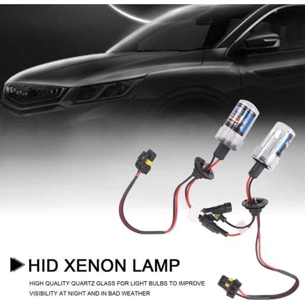 2 x H7 Xenonpære 35W 6000K for Bilfrontlykter