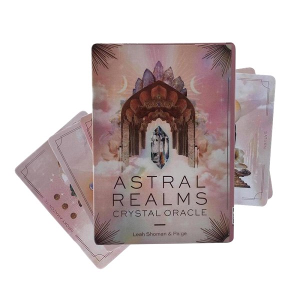 Astral Realms Crystal Oracle Card Tarot Family Party Brädspel one size one size one size one size
