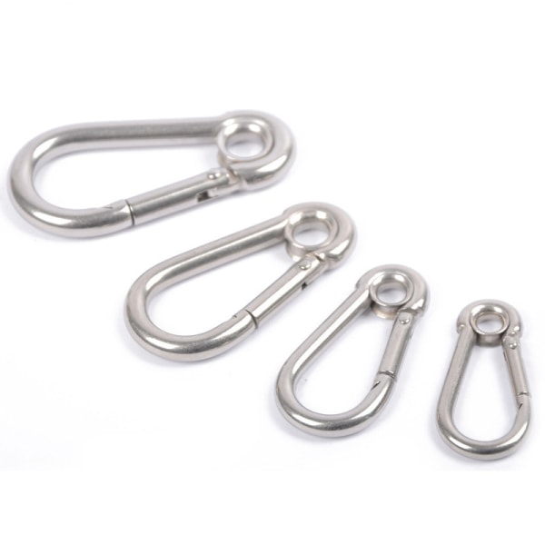 M4 M5 M6 M7 M8 Karabinhake i rustfritt stål Karbinkrok med M8X80mm