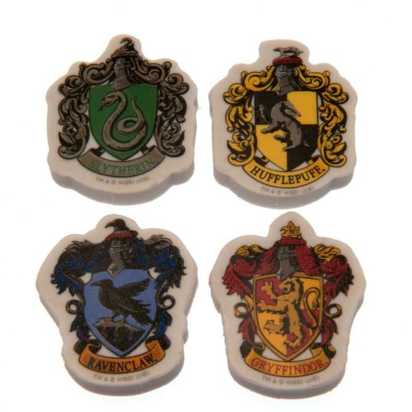 Harry Potter Houses sett (pakke med 4) En one size flerfarget Multicolored One Size