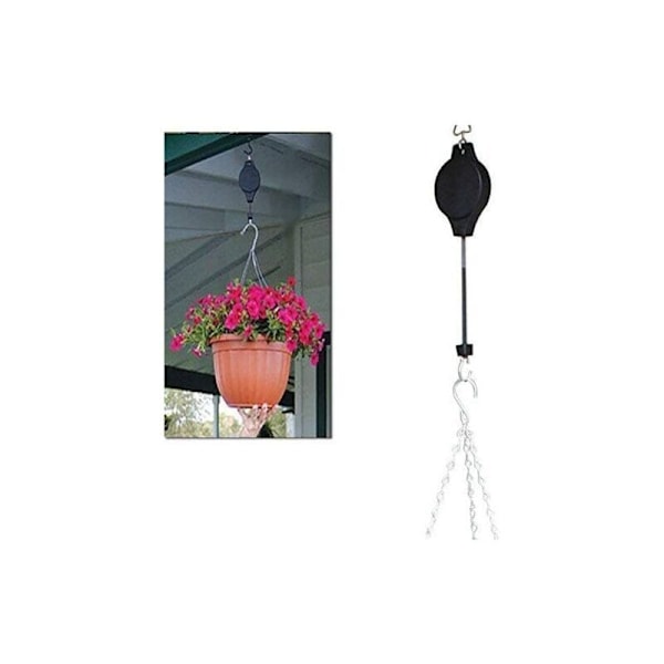 Plante Talje Robust og Let at Nå Udtrækkelig Plante Talje Hænger til Hængende Blomsterkurv Kroge til Havekurve 3 stk.
