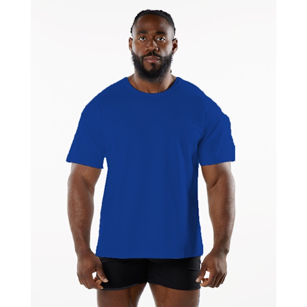 Hengittävä miesten urheilu-T-paita - Pohjoismainen minimalistinen - treenivaate Blue XL