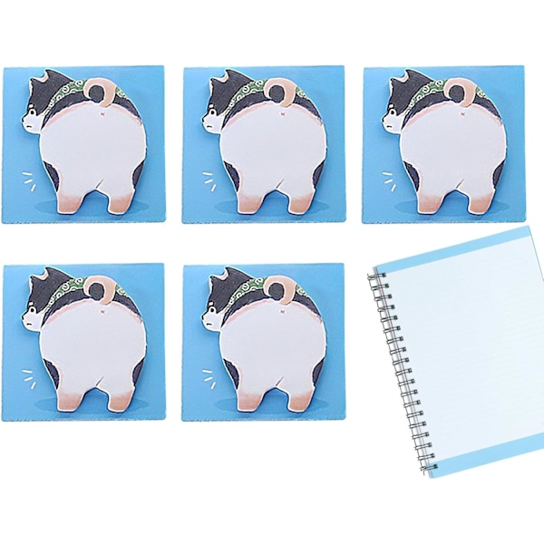 Animal Sticky Notes - Kreative Memo Pads | Sterk Klebemiddel for Kaffebord, Dører og Klasseromsbruk Valp