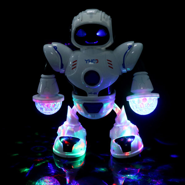 Leksaker för pojkar Robot Barn Toddler Robot 2 3 4 5 6 7 8 9 år gammal Vit one size White one size