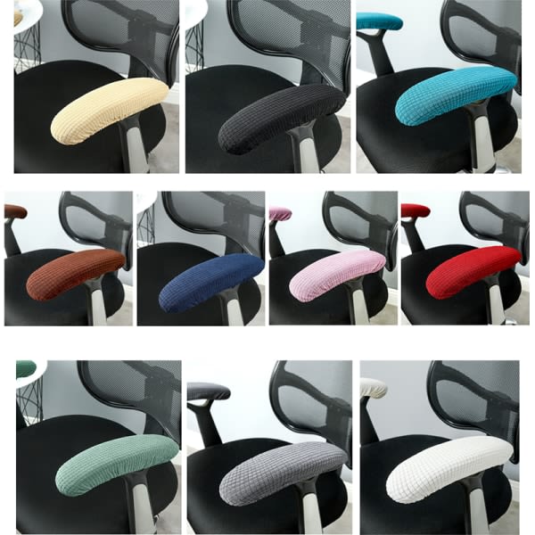 Kontorsdator Stol Armstöd Slipcovers Överdrag Kuddar Flexib Gray one size Gray one size