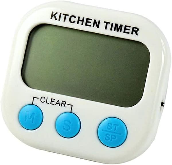 Digitalt Kjøkkentimer, Stor LCD, Nedtelling, Opptelling