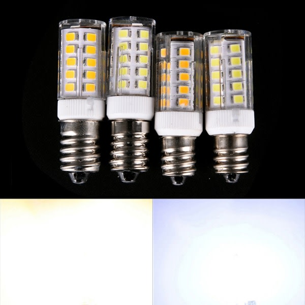 E12/E14 Mini dimbar LED-ljus Ljuskrona Spotlight Kylskåp Ref Varmvit E14 Warm White E14