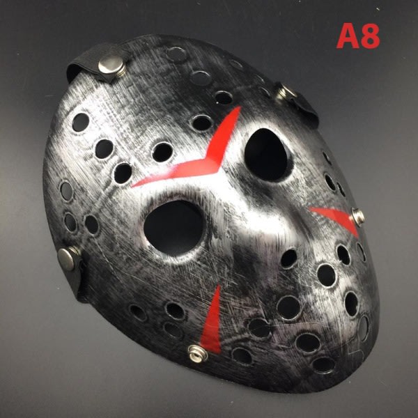 Jason Voorhees fredag den 13:e skrekkfilmen Hockey Mask Hallow A8 one size A8 one size