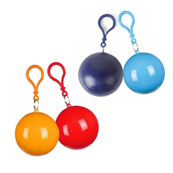 Bärbar Regnrock Utomhus Regnkläder Boll Regnöverdrag