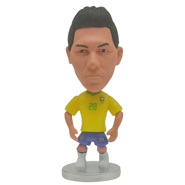 Fotbollsstjärna Figur Mini Fotbollsspelare Bil Ornament Collectio 30 30 30 30
