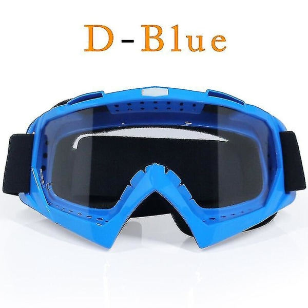Motocross-lasit Moto-lasit Lasit ATV Selkeä linssi Skidkypärä Lasit Maastoajoon Kawasaki Oculos Gafas 7