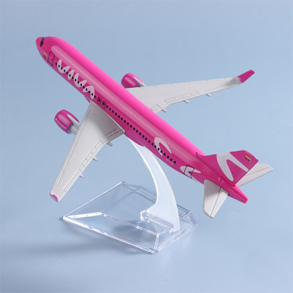 1:400 Metallflygplansmodell Viva Air Aircraft Modell Diecast Ai Röd one size Red one size