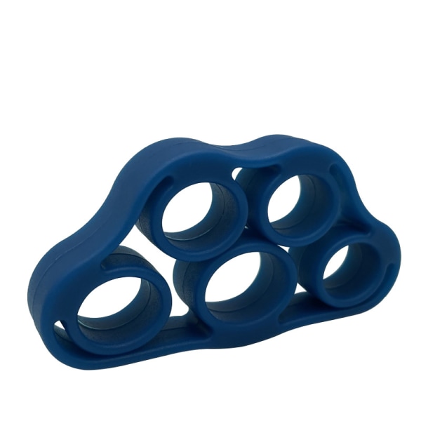 Silikonfingerdragare Hemträning Fingertränare Äldre Handrehabiliteringsträning Femfinger Dolly Medium Blue 8.8LB