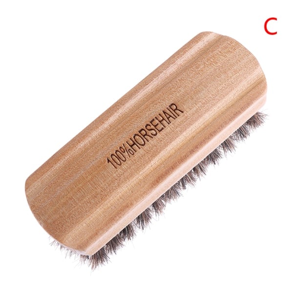 Tagel Skoborste Polish Naturläder Äkta hästhår Sof 14cm C 14cm C