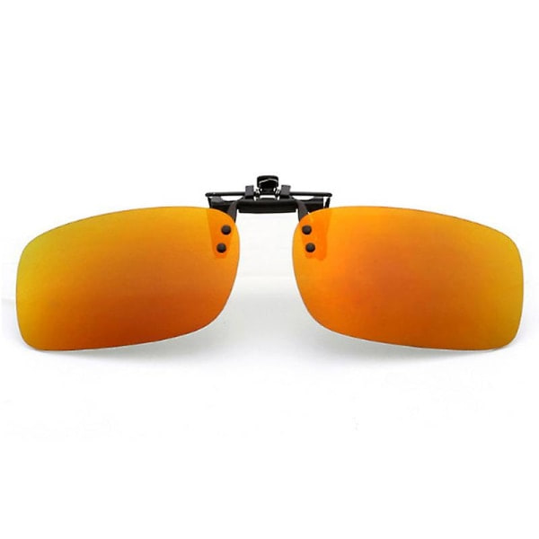 Klipsillä kiinnitettävät sinivalosuodatinlasit toimistotietokoneen UV-säteilyä ja rasitusta vastaan oranssi punainen 1 pari Orange red 1pair